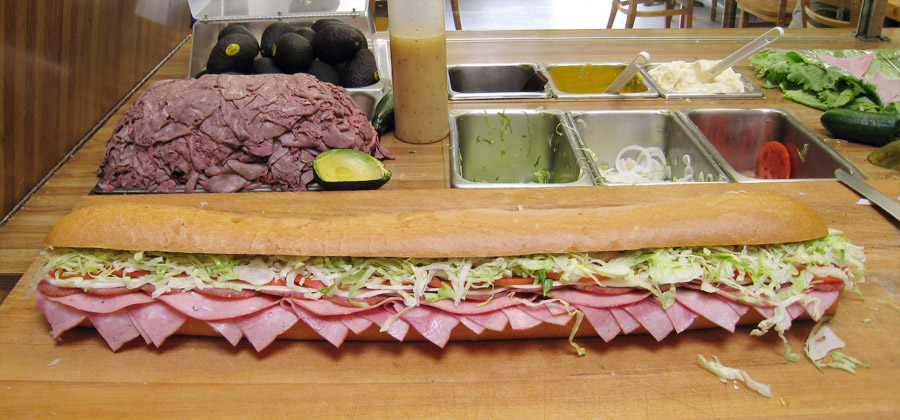 We cater 25-inch Party Subs for all events!