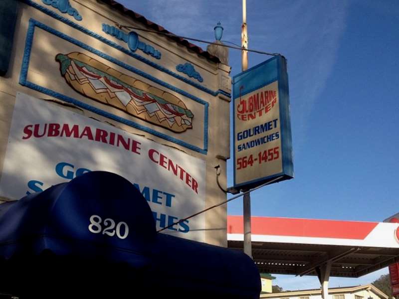 Submarine Center sign